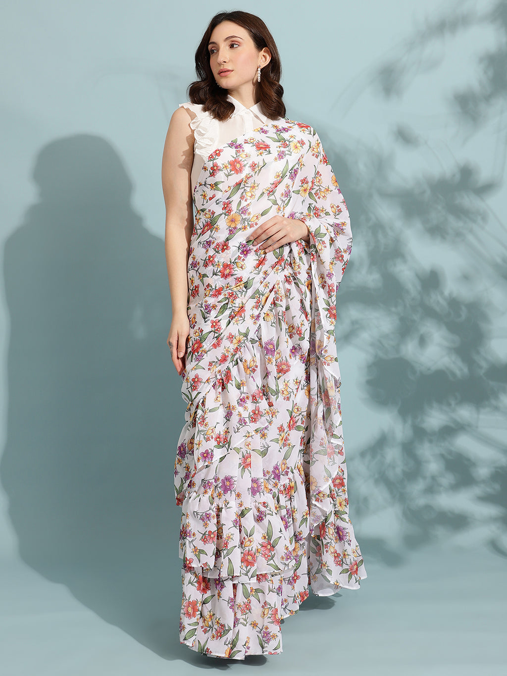 orchid saree