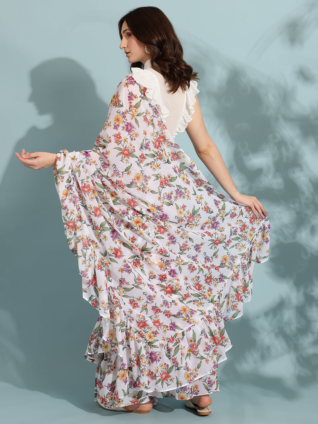 orchid saree