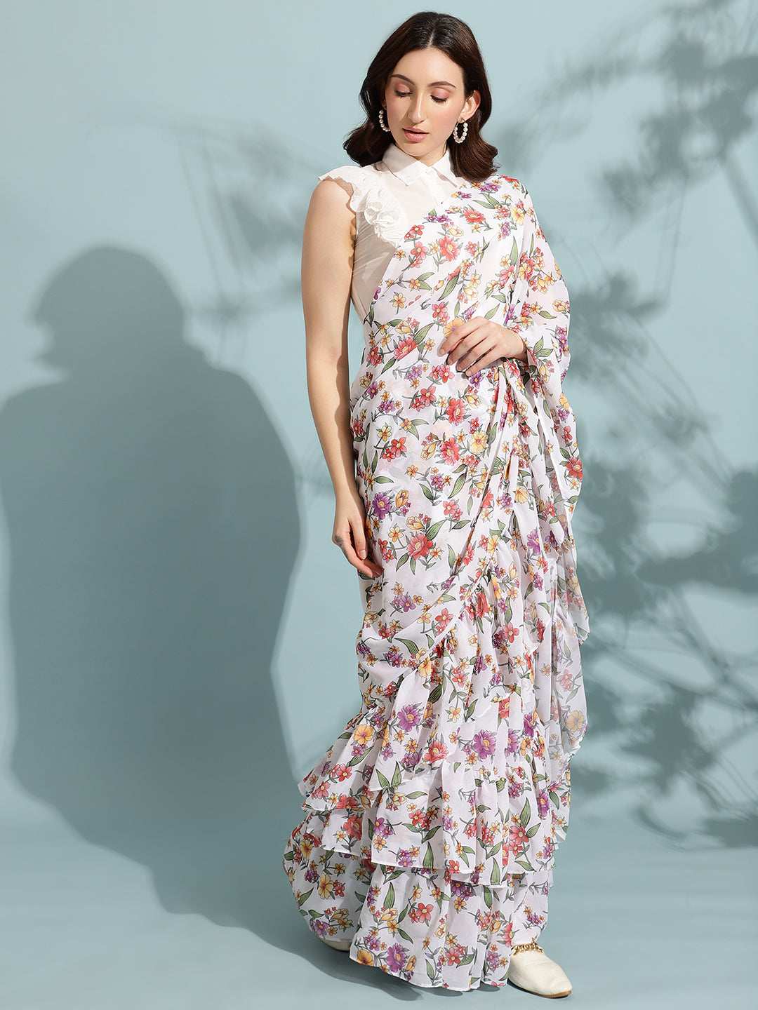 orchid saree