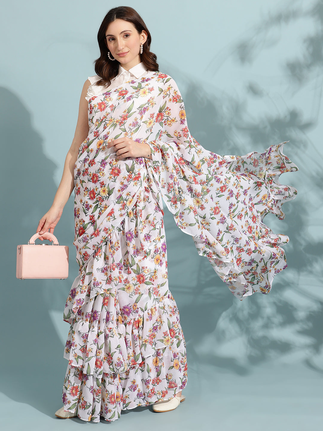 orchid saree