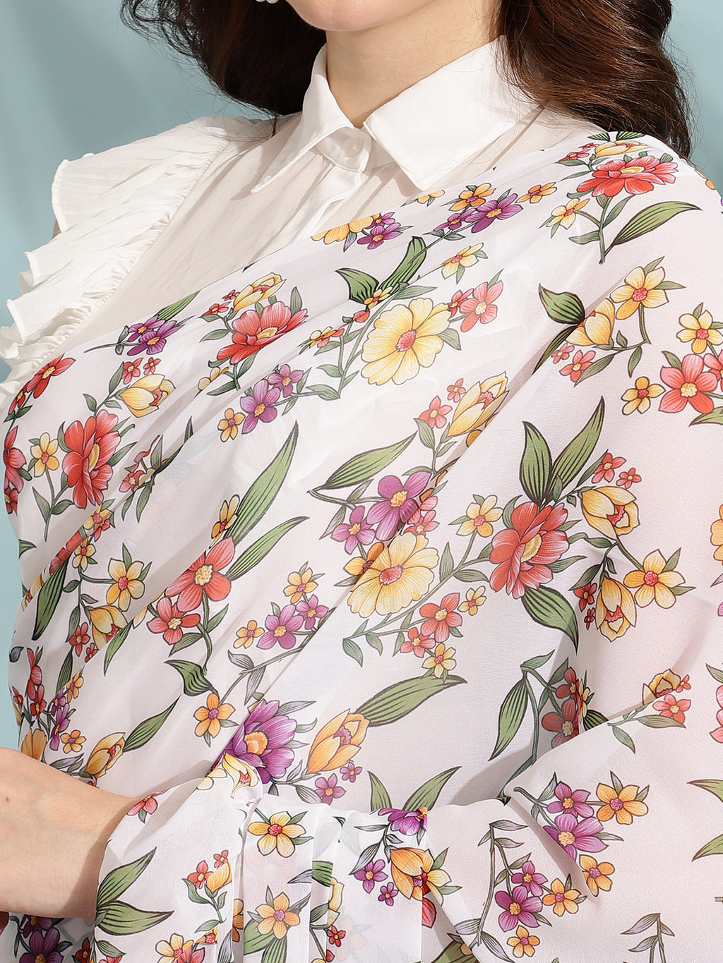 orchid saree