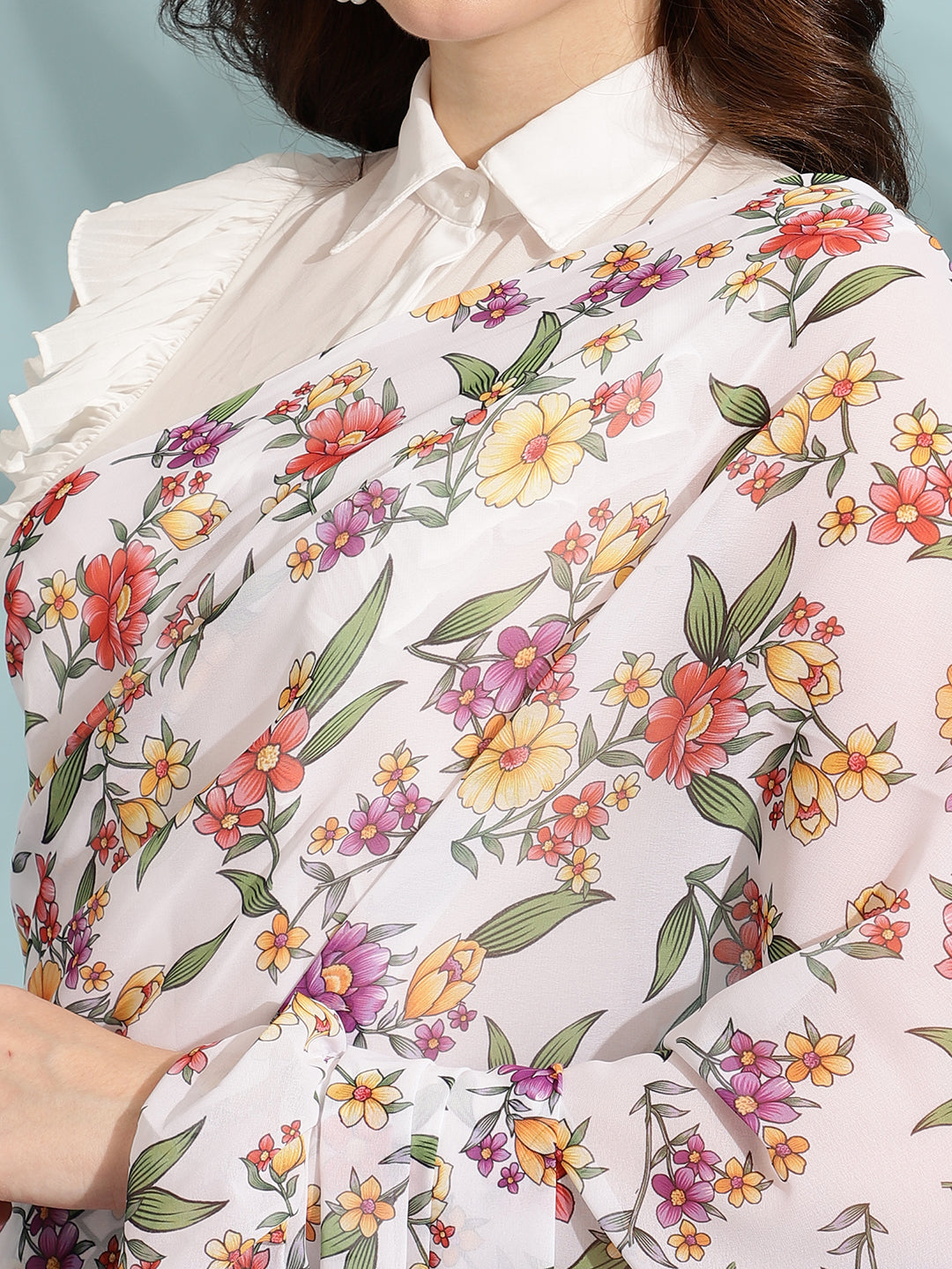 orchid saree