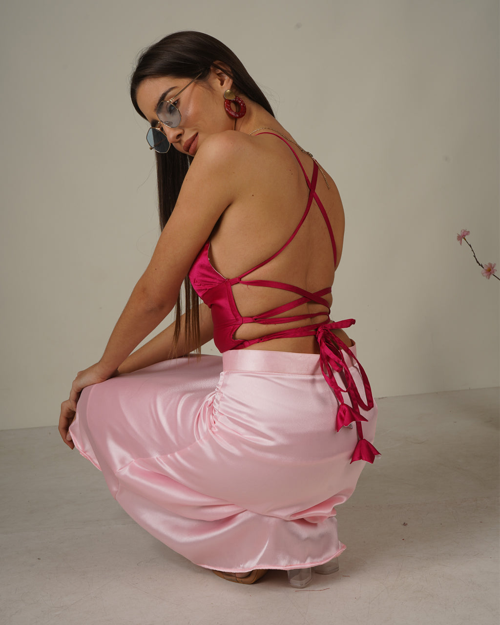 pink barbie bralette