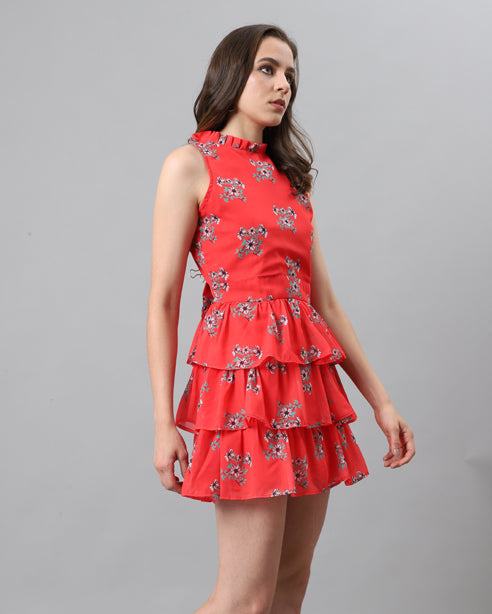 Red Canary mini dress