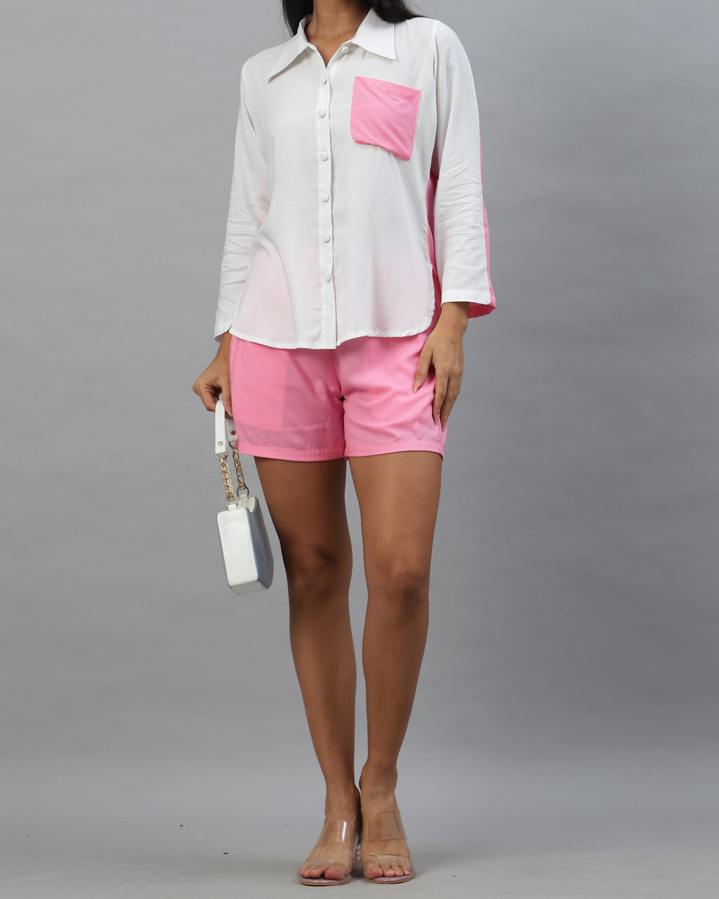cotton candy shorts set