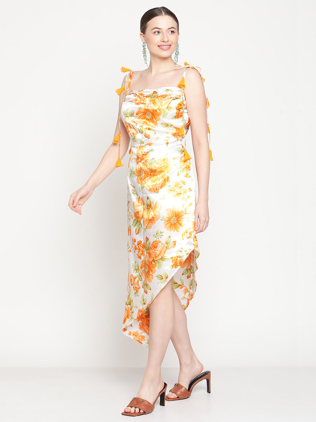 Marigold slip dress