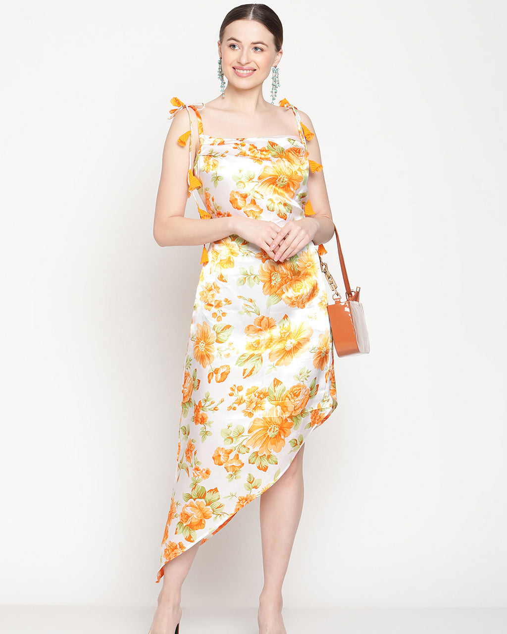 Marigold slip dress