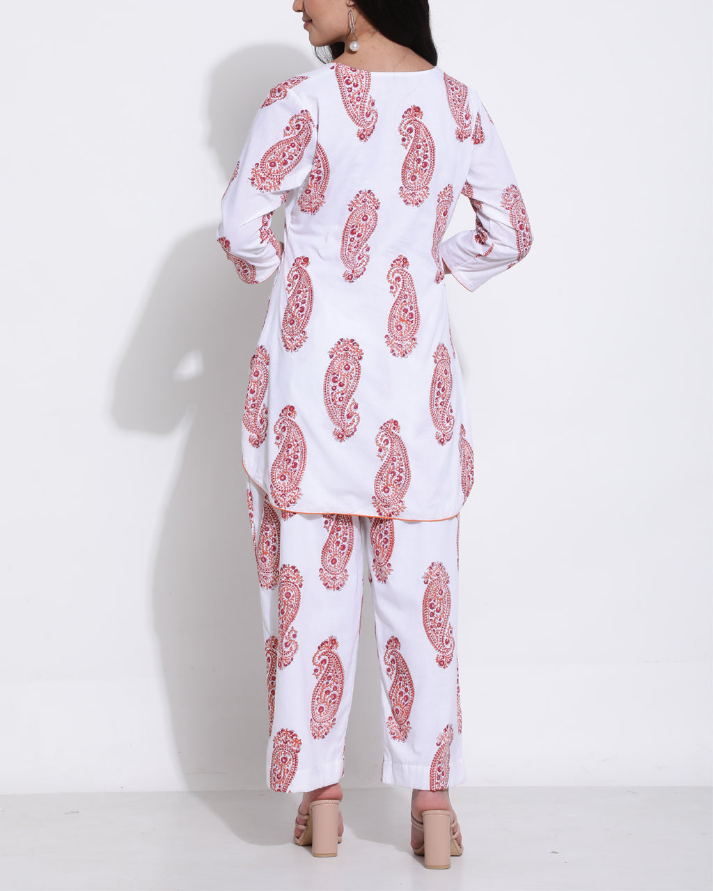 Orange paisley co-ord